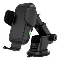 10W Qi Wireless Fast Charging Car Holder Mount Auto-Clamping Car Mount Windshield Dashboard Air Vent Mobile Phone Holder