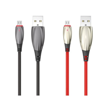 HOCO U71 Wholesale Smartphone Usb Cable Charger, for Micro Data Cable for Samsung Android Mobile with LED