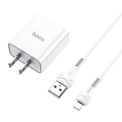 HOCO C81 New Arrival 5V 2.1A US Charging Plug Adapter Fast Cell Phone Charger Wall Chargers